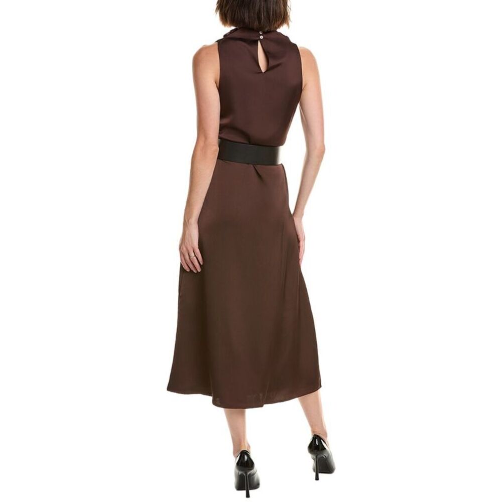 Serenette Womens  Midi Dress, Brown - Picture 2 of 3